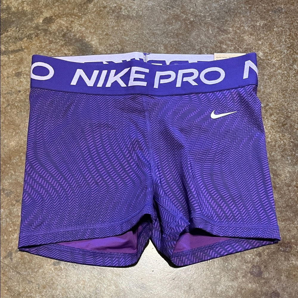 Nike Pro Purple Shorts Small